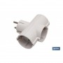 ▷ ADAPTADOR SCHUKO 3 VIAS (16A-250V) | Ferreidea