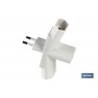 ▷ ADAPTADOR MULTIVIA 3 VIAS (10A-250V) | Ferreidea