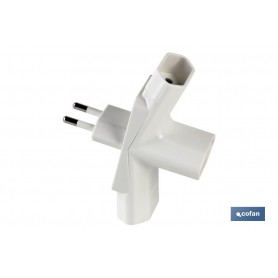 ▷ ADAPTADOR MULTIVIA 3 VIAS (10A-250V) | Ferreidea