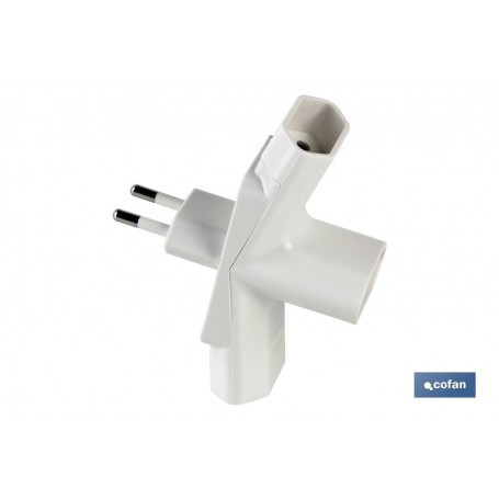 ▷ ADAPTADOR MULTIVIA 3 VIAS (10A-250V) | Ferreidea