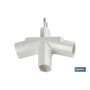 ▷ ADAPTADOR MULTIVIA 3 VIAS (10A-250V) | Ferreidea