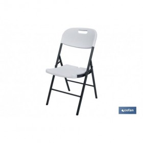 SILLA PLEGABLE BLANCA Cofan