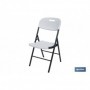 SILLA PLEGABLE BLANCA Cofan