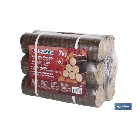 ▷ Briquetas de madera 7 Kgs | Ferreidea