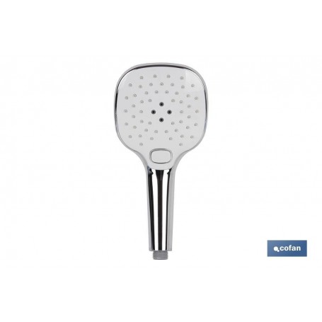 ▷ Mango Ducha Cromado Blanco con 3 Funciones | Ferreidea