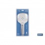 ▷ Mango Ducha Cromado Blanco con 3 Funciones | Ferreidea