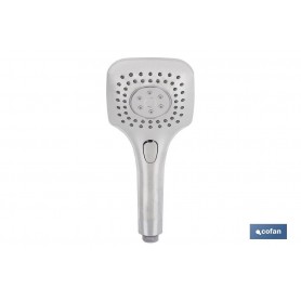 ▷ Mango Ducha Cromado 3 Funciones con Pulsador | Ferreidea