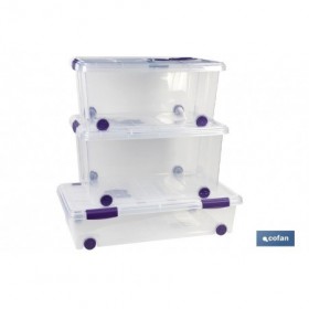 Caja de ordenación con ruedas Ricordi Cofan