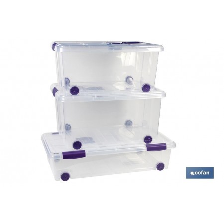 Caja de ordenación con ruedas Ricordi Cofan