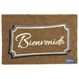 ▷ Felpudo "Coco floqueado" (Bienvenido) | Ferreidea