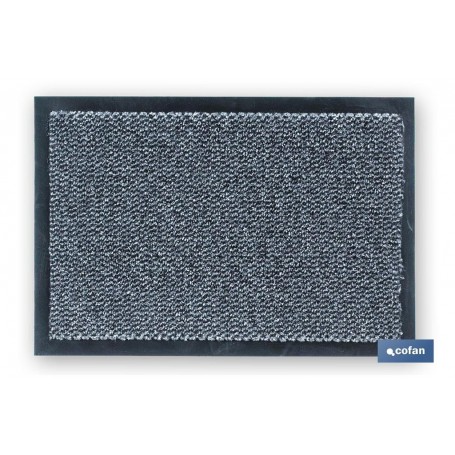 ▷ FELPUDO POLIPROPILENO Negro/Gris | Ferreidea