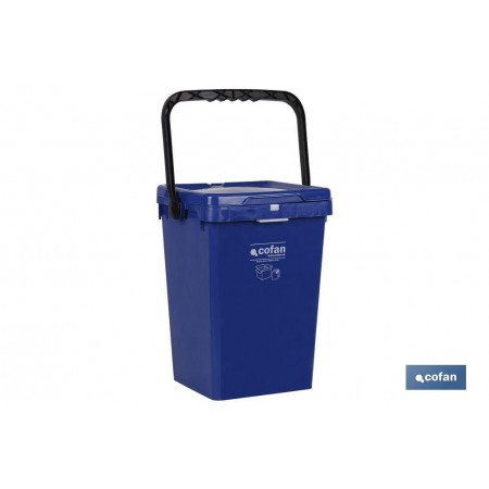 Contenedor Azul para Papel y Cartón Cofan