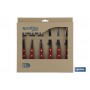 ▷ Pack 3 Cuchillos + 3 Tenedores Mod.Paprika Rojo | Ferreidea