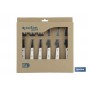 ▷ Pack 3 Cuchillos + 3 Tenedores Chuleteros Mod.Vittorio Blanco | Ferreidea