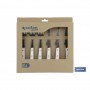 ▷ Pack 3 Cuchillos + 3 Tenedores Chuleteros Mod.Vittorio Blanco | Ferreidea