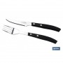 ▷ Pack 3 Cuchillos + 3 Tenedores Mod.Vittorio Negro | Ferreidea