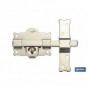 Cerrojo llave/llave Niquelado L/105 - 50 mm Cofan