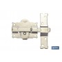 ▷ Cerrojo botón con llave niquelado | Ferreidea