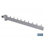 ▷ Percha Inclinada Ovalada con pivotes (para barra de carga) | Ferreidea