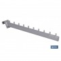▷ Percha Inclinada Ovalada con pivotes (para barra de carga) | Ferreidea