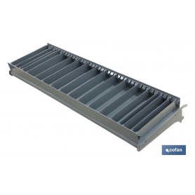 ▷ Bandeja Angular Expositor con 18 separadores | Ferreidea
