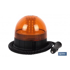 ▷ LUZ GIRATORIA "40 LED" CORTA Imán/Tornillo | Ferreidea