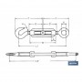 ▷ Tensor Gancho - Anilla Zincado DIN-1480 | Ferreidea