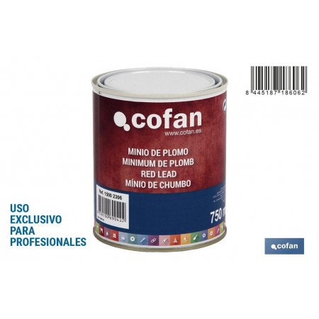 Minio de Plomo (USO EXCLUSIVO PARA PROFESIONALES) Cofan