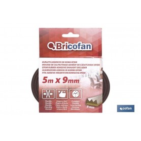 ▷ Burlete adhesivo de goma EPDM 5M X 9MM | Ferreidea