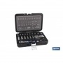 ▷ Maletín 36 pcs Profesional Vasos 1/4" | Ferreidea