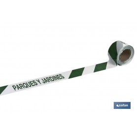 ▷ Cinta Balizamiento "PARQUES JARDINES" | Ferreidea