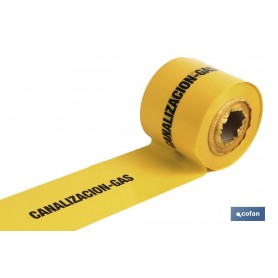 ▷ Cinta Balizamiento "CANALIZACION-GAS" | Ferreidea