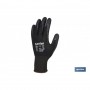 ▷ Guante soporte poliéster impregnado latex negro ✔️