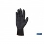 ▷ Guante soporte poliéster impregnado latex negro ✔️