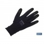 ▷ Guante soporte poliéster impregnado latex negro ✔️