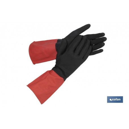 ▷ Guantes de "Látex", Bi-color | Ferreidea