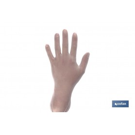 Guantes 100% vinilo con polvillo - Caja Dispensadora de 100