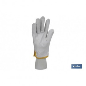 Guante Piel Flor Bricofan Cofan