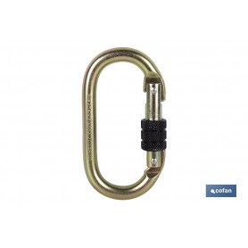 ▷ MOSQUETÓN CON ROSCA DE SEGURIDAD | Ferreidea