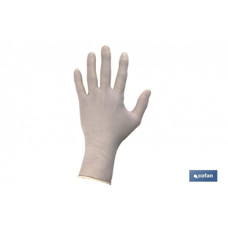 Guantes 100% látex con polvillo - Caja Dispensadora de 100