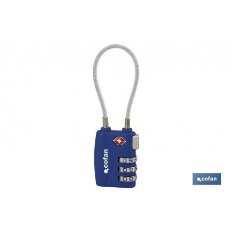 ▷ Candado Combinación Equipaje con Cable | Ferreidea