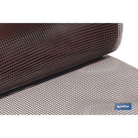 ▷ Rollo Malla Plástico Cuadrada Marrón | Ferreidea