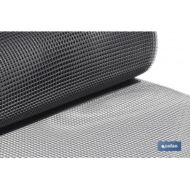 ▷ Rollo Malla Plástico Cuadrada Gris Plata | Ferreidea