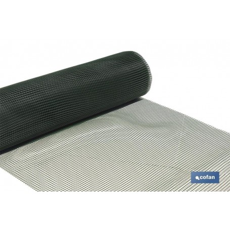 ▷ Rollo Malla Plástico Cuadrada Verde | Ferreidea