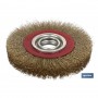▷ Rueda Alambre Ondulado Acero Latonado | Ferreidea