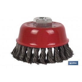 ▷ Cepillo Alambre Copa Trenzado M14 Acero | Ferreidea