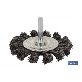 ▷ Cepillo Alambre Circular Trenzado Acero | Ferreidea