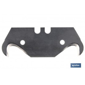▷ PACK 5 CUCHILLAS TIPO GANCHO CUTTER ZAMAK | Ferreidea