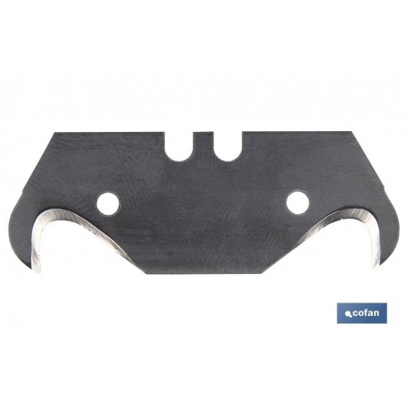 ▷ PACK 5 CUCHILLAS TIPO GANCHO CUTTER ZAMAK | Ferreidea