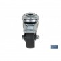 ▷ Ruedas Goma Gris Pasante/Freno | Ferreidea